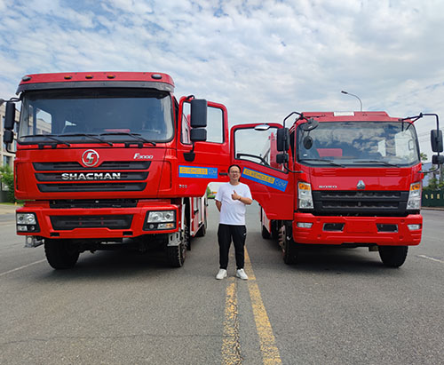 Two Units of Fire Fighting Trucks Ship to Nigeria