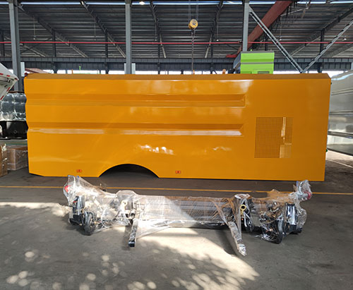 One Unit of Vacuum Sweeper Truck Superstructure Ship to Thailand