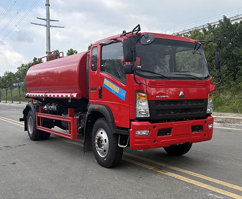 One Unit of HOWO 160hp 12CBM Water Tanker Truck Ship to Nigeria