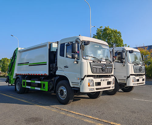 Two Units of Compactor Garbage Truck Ship to Myanmar