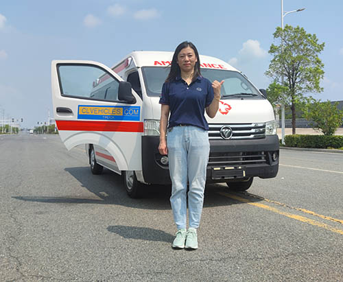 One Unit of FOTON G9 RHD Ambulance Ship to South Africa