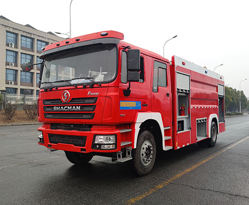 One Unit of SHACMAN 12CBM Fire Fighting Truck Ship to Nigeria