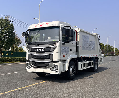 Two units of JAC 10CBM Trash Compactor Trucks Ship to Somalia