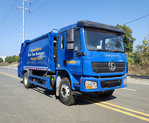 One Unit of SHACMAN L3000 14CBM Waste Compactor Truck Ship to Greneda